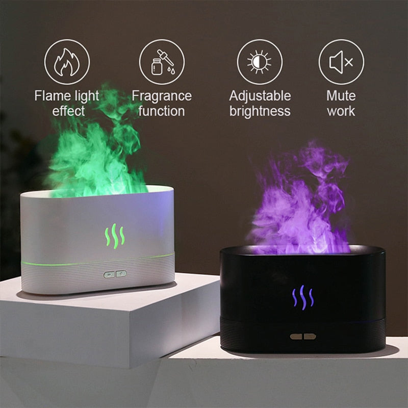 Difusor e Umidificador para Aromaterapia com Led - Original
