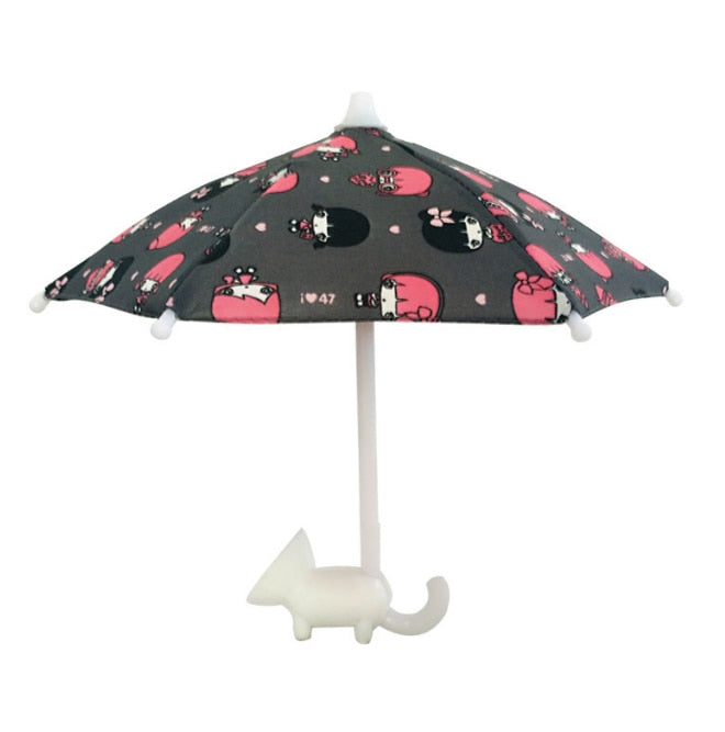 Suporte Universal para Celular Mini Guarda-Chuva com Ventosa