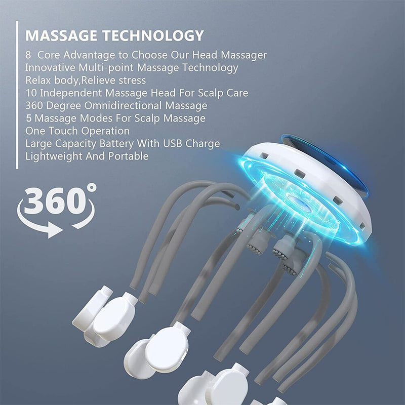 Massageador Elétrico para Cabeça - Head Relax