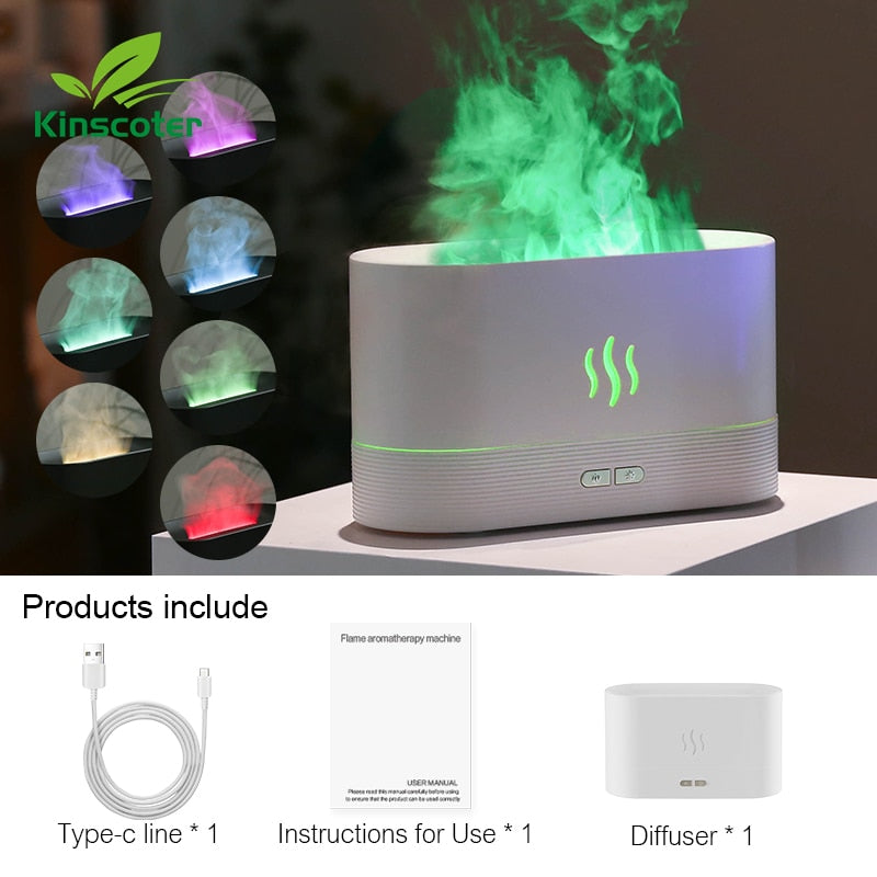 Difusor e Umidificador para Aromaterapia com Led - Original
