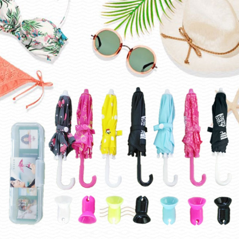 Suporte Universal para Celular Mini Guarda-Chuva com Ventosa