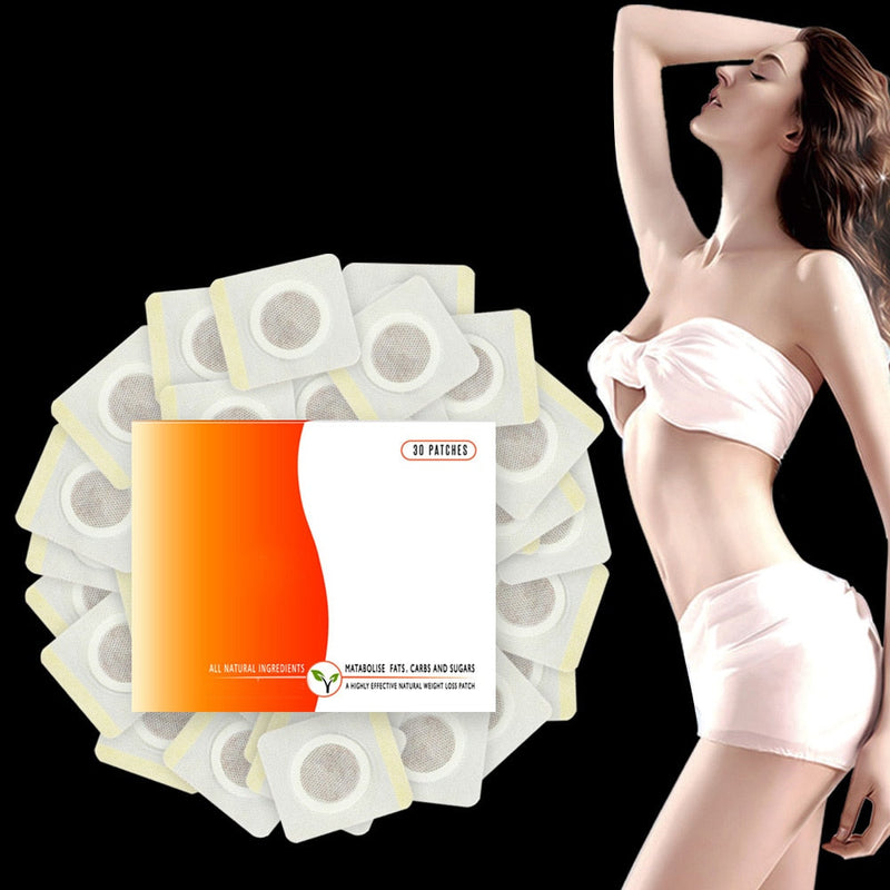 Slim Patch Adesivo para Queima de Gordura - 30Pcs/Caixa - minerandodescontos