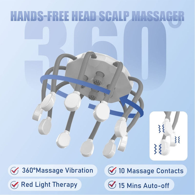 Massageador Elétrico para Cabeça - Head Relax