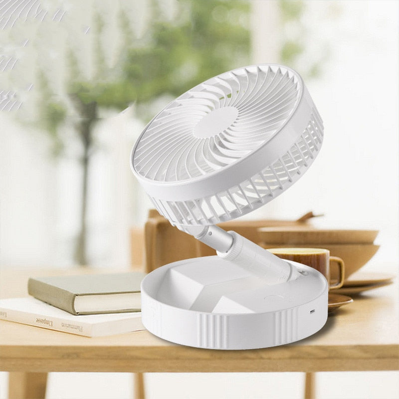 Ventilador e Carregador Portátil com capacidade de 7200mah
