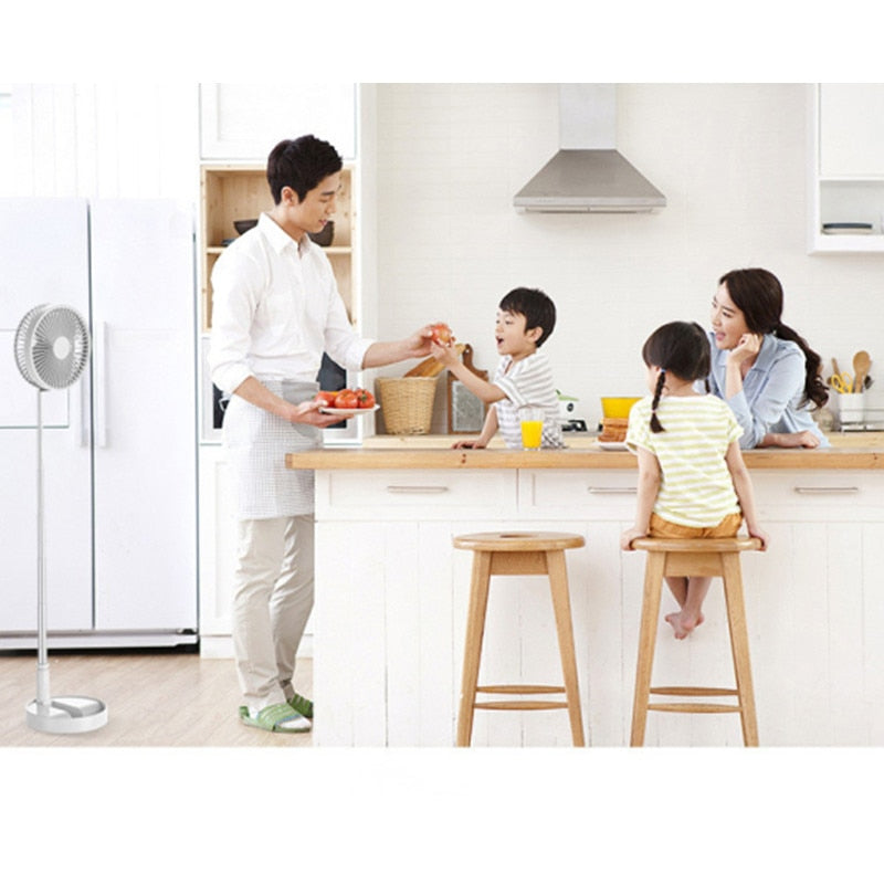 Ventilador e Carregador Portátil com capacidade de 7200mah
