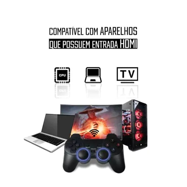 Game Retrô 2.0 Super Lançamento 40.000 Jogos, 20 Consoles 4K.