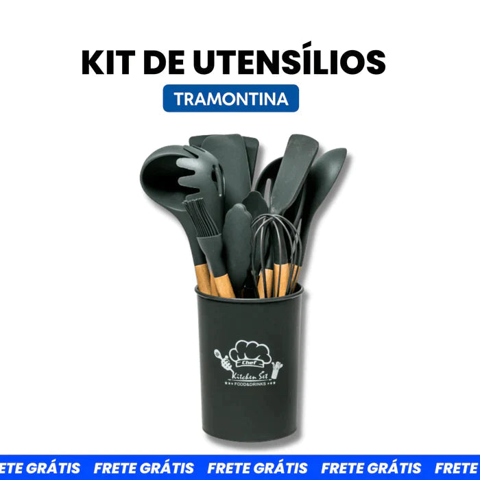 Kit 12 Panelas Monaco Tramontina Red + Brinde