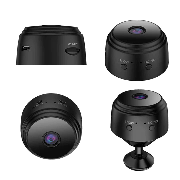 Mini Câmera WiFi A9 HD 1080p Magnética com Visão Noturna