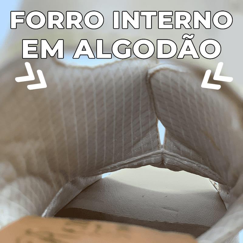 Sandália Feminina de Couro Legítimo - Laíza