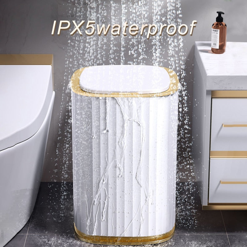 Lixeira Inteligente Luxo + BRINDE KIT COM 50 SACOS DE LIXO