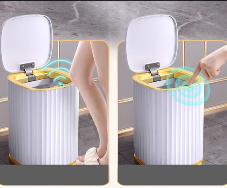 Lixeira Inteligente Luxo + BRINDE KIT COM 50 SACOS DE LIXO