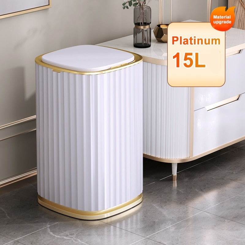Lixeira Inteligente Luxo + BRINDE KIT COM 50 SACOS DE LIXO