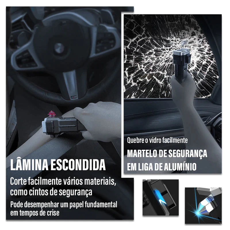 Super Lanterna Tática 4 em 1 - Military Tatical