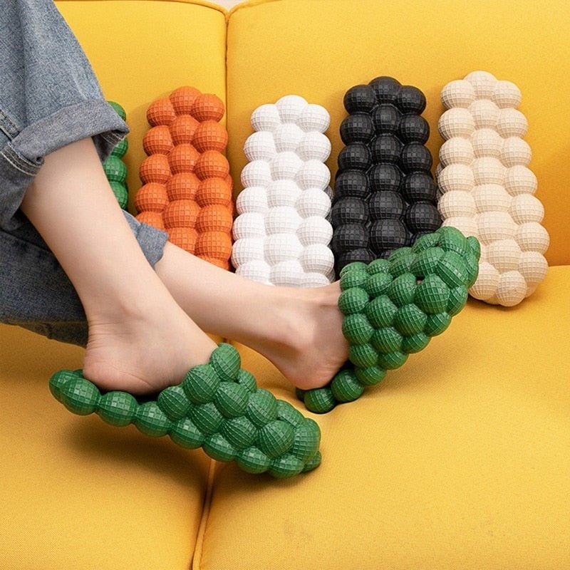 NUVEM CONFORT™ - Chinelo Ortopédico de Bolhas Super Confortável